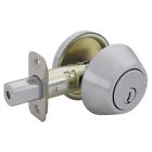 0037126  Gate House Gatehouse Satin Nickel Single Cylinder Deadbolt 050134114623