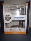 043156171309 Schlage Door Deadbolt Lock Satin Nickel Leaver Locks