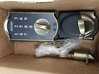 Be375 043156434077 Schlage Touch Camelot Deadbolt Antique Brass Cam