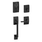Fe375-cen-622-lat 043156545117 Schlage Matte Black Keyless Touchscreen Deadbolt Entry Door