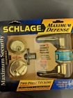 043156986293 Schlage Maximum Security Deadbolt Left Hand Lever
