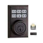 059184356694 Weiser Zwave Motorized Contemporary Deadbolt Venetian Bronze