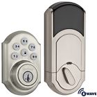 910trl 0883351519021 Kwikset Smartcode Smartkey Satin Nickel Deadbolt Zw Iris