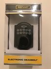 1003224537 Defiant Electronic Keypad Deadbolt Single Cylinder Aged Brones New