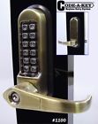 11-1100-03 Truepower Mechanical Keyless Lever Handle Door Lock With Passage Mode