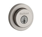 158rdt-15s Kwikset Milan Round Single Cylinder Deadbolt Satin Nickel 883351493703