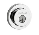 158rdt-26s Kwikset Milan Round Single Cylinder Deadbolt Bright Chrome 883351494557