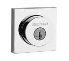 159sqt-26s Kwikset Halifax Square Double Cylinder Deadbolt Bright Chrome 883351533454