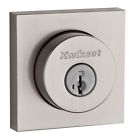 159sqt15smt Kwikset Halifax Double Cylinder Deadbolt Featuring Smartkey With Square Rosette