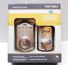 1740004 Electronic Deadbolt With Led Backlit Keypad Satin Nickel Finish