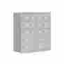 19058-16ark Salsbury Industries 12 A Doors And 4 B Aluminum Recessed Mounted Master Keyed Locks