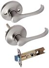 200dnl-15  6al Kwikset Dorian Passage Lockset Satin 042049100570