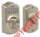 2051-1739 Exterior Schlage Keypad Deadbolt Locksets