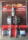 2215409 Atlas Home Security Entry Deadbolt Lock Brand New With Free