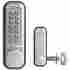 2230-sn-ko Lockey Mechanical Keyless Lock Janitor Function Satin Nickel