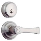 23090-119 Brinks Single Cylinder Deadbolt Entry Door Lever Satin 039208213271