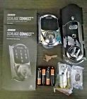 23685159 Schlage Connect Touchscreen Deadbolt With Alarm Camelot Trim