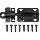 240 Ajustlock Black Plated Self Barrel Bolt Lock 857100004304