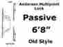 2579527 Andersen Old Style Frenchwood Hinged Patio Passive Door Multipoint Lock