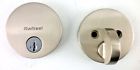 258rdt15 Kwikset Uptown Low Profile Single Cylinder Deadbolt Satin 883351549356
