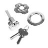 296265 Nsee Cylinder Lock Mechanism Silver Face Plate Gate 376014996906