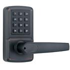 301607l Privex Single Electronic Cylinder Bronze Digital Door Lever 0694036500902