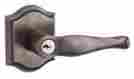 3480181 677695 Baldwin Decorative Entry Lever In Antique Matte Nickel Finish Id 884011609984