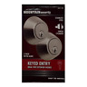 3521-130 Mountain Security Keyed Entry Pack Deadbolt Stainless Steel Nickel Alike