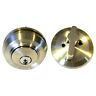 S50001ss 3976984 Emtek Assa Abloy Epitome Round Deadbolt Single Cylinder Ss Stainle