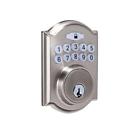 50134987265 Defiant Castle Satin Nickel Electronic Keypad Deadbolt