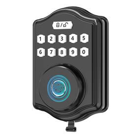 52hz 717326535115 Fingerprint Door Lock Keyless Entry With Code Voice Guidance E