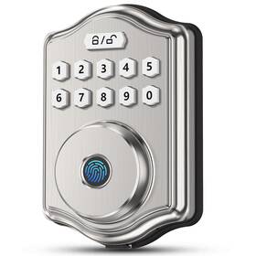 52hz 790807780532 Fingerprint Door Lock Keyless Entry With Code Voice Guidance Elec