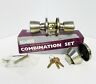 5407 Locware Stainless Steel Entrance Keyed Lock Deadbolt Combination Set