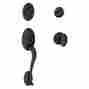 568342 Schlage Lock Company Wakefield Single Cylinder Handleset And Siena Knob Aged Bronze F60 V Wkf 716 S