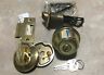 588-3 Kwikset Single Cylinder Gate Latch Deadbolt Polished Brass New