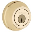 599 3 Smt Kwikset Gatelatch Double Cylinder Deadbolt Polished Brass 883351178396