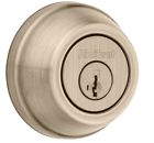 599 5 Smt Kwikset Gatelatch Double Cylinder Deadbolt Antique Brass 883351179973