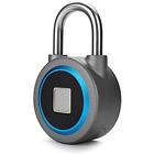 604213677266 Fingerprint Combination Padlocks Lock Bluetooth Connection Metal Waterproof