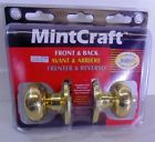 606-8530 Mintcraft Entry Door Latch Lock Knob Way Polished 050134082083