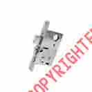 6301050lrls 6301.lrls Estate Baldwin Satin Brass And Black Left Handed Reverse Bevel Lever 723079364117