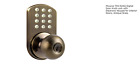 Tkk-02aq 632898900249 Milocks Digital Door Knob Lock With Electronic Keypad