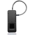 655036849453 Combination Padlocks Fingerprint Lock Keyless Portable Waterproof Abs