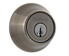 660 15a Smt Kwikset Single Cylinder Deadbolt Antique Nickel 883351208246