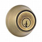 660-5s Kwikset Single Cylinder Deadbolt Smartkey Antique Brass 883351214926