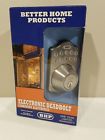 660414906154 Better Home Products Bhp Electronic Deadbolt Satin Nickel