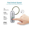 667016736707 Unbranded Fingerprint Padlock Waterproof Keyless Smart Security Electric