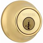 Gdc9471 733353657897 Weiser Lock Kw Ms Single Cylinder Deadbolt Bright
