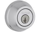 780 26d Kwikset Single Cylinder Deadbolt Satin Chrome 042049094336