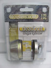 782-166 Truguard New Single Cylinder Deadbolt Stainless Steel With Keys