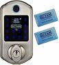 784099941696 Scyan Fingerprint Touchscreen Key Fob Deadbolt With Oled